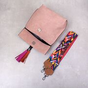 Жіноча сумка DAUNAVIA, рожева П1747