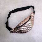 Сумка бананка, жіноча, золотиста П1749