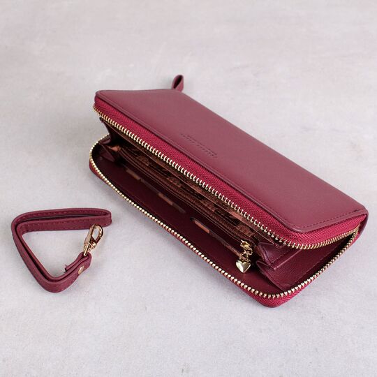 Женский кошелек WEICHEN, красный П0076