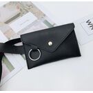 Сумка клатч на пояс, чорна П1768