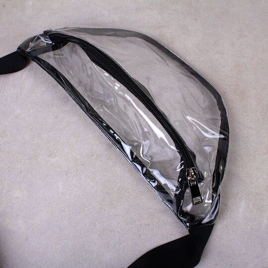 Сумка поясная женская прозрачная, П1773 Сумка поясная женская прозрачная, П1773