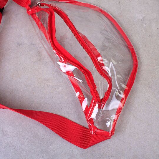 Сумка поясна жіноча прозора, П1775