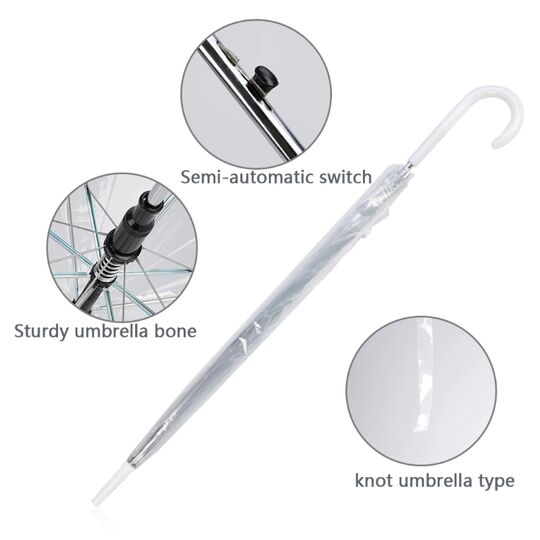 Парасолька, прозора П0078