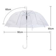 Зонтик, прозрачный П0078