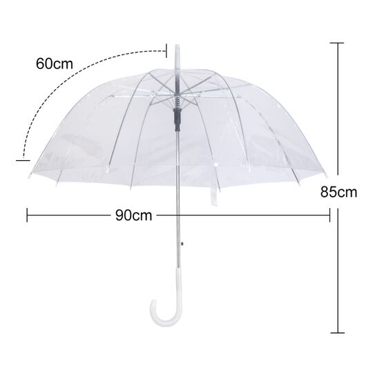 Парасолька, прозора П0078