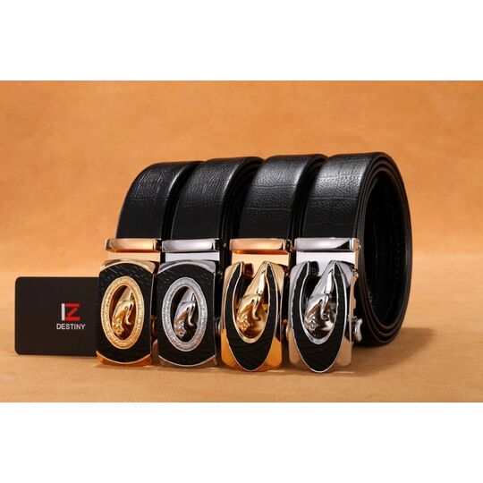 Чоловічий ремінь DESTINY, чорний П1804