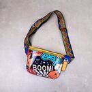 Жіноча поясна сумка, бананка, графіті П1809