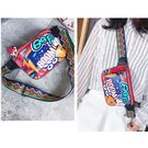 Женская поясная сумка, бананка, граффити П1810