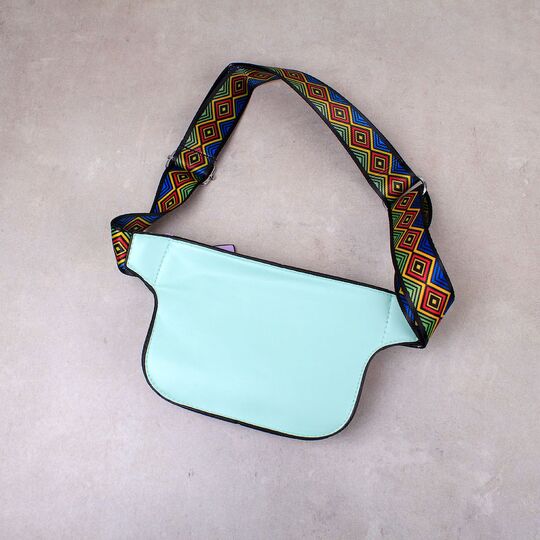 Жіноча поясна сумка, бананка, графіті П1811