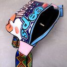 Женская поясная сумка, бананка, граффити П1812