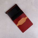 Визитница, коричневая П1822