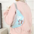 Детская сумка поясная, бананка, Единорог, розовая П1830