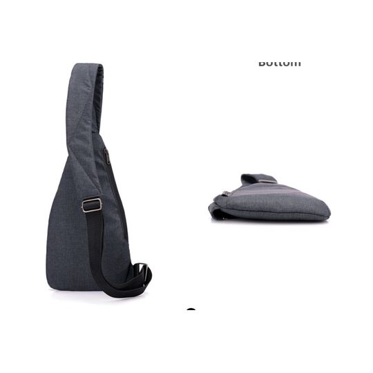 Чоловіча сумка слінг на плече, синя П1837