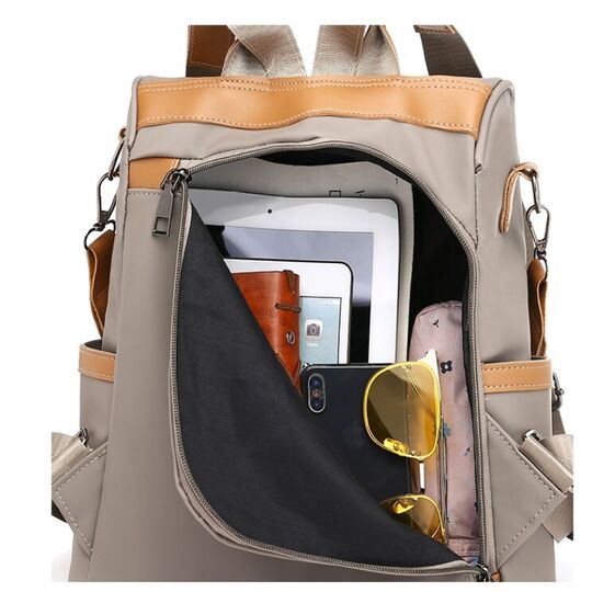 Рюкзак женский, серый П1839