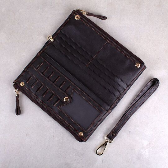 Портмоне мужское WESTAL, кофе П1843