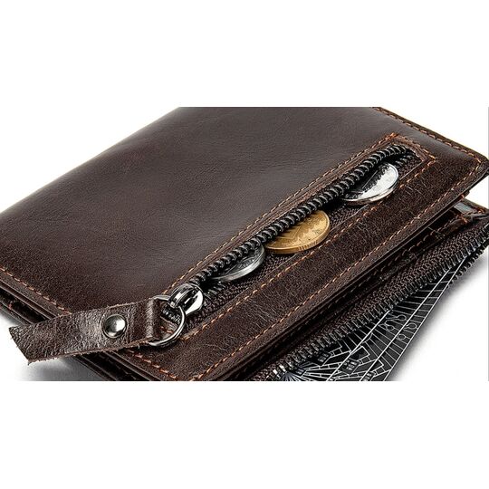 Гаманець для чоловіків WESTAL, коричневий П1845