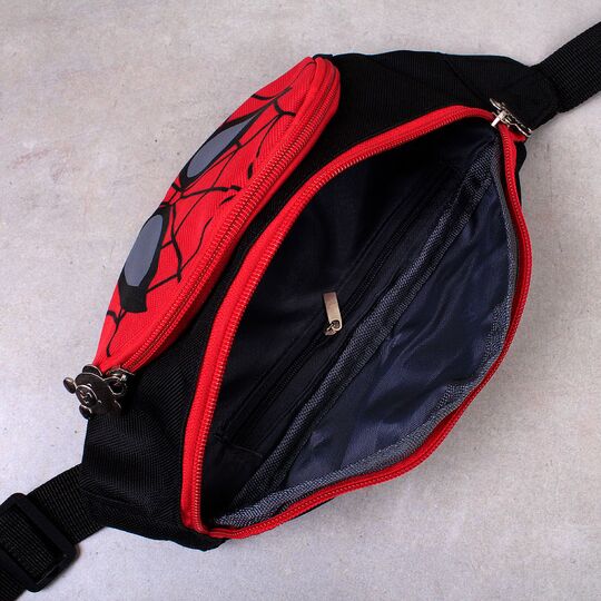 Поясная сумка для детей, бананка, "Человек паук" П1846