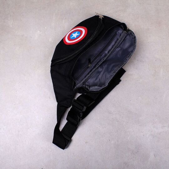 Поясная сумка для детей, бананка, "Капитан Америка" П1851