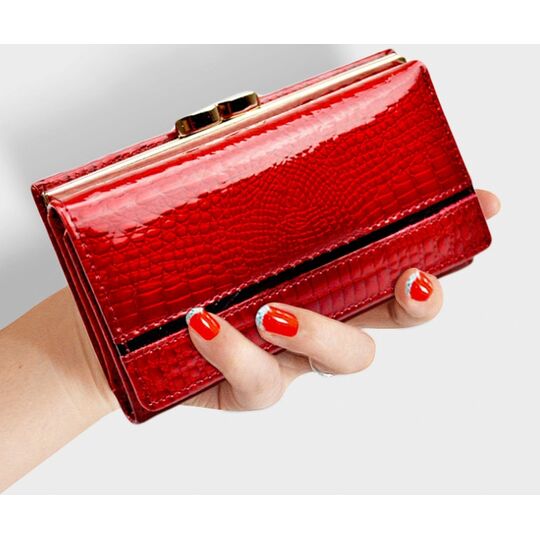 Жіночий гаманець HH, червоний П1872