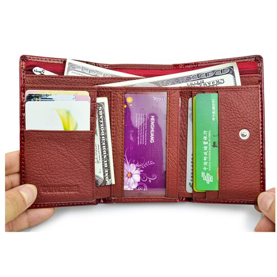 Жіночий гаманець HH, червоний П1872