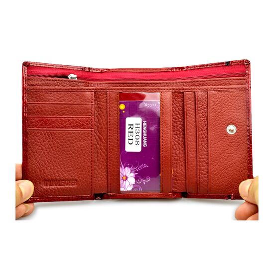 Жіночий гаманець HH, червоний П1872