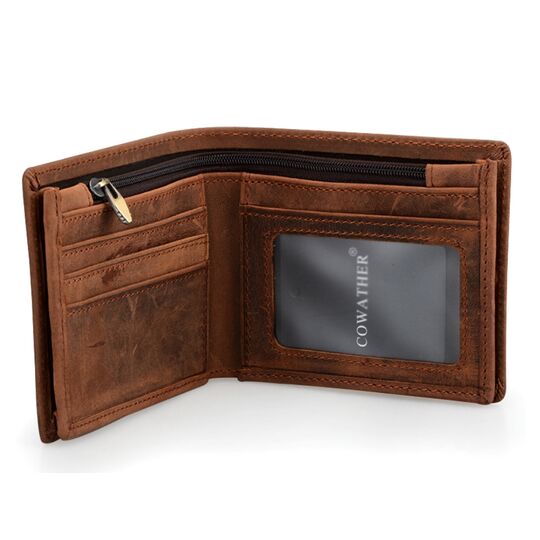 Чоловічий гаманець COWATHER, коричневий П1874
