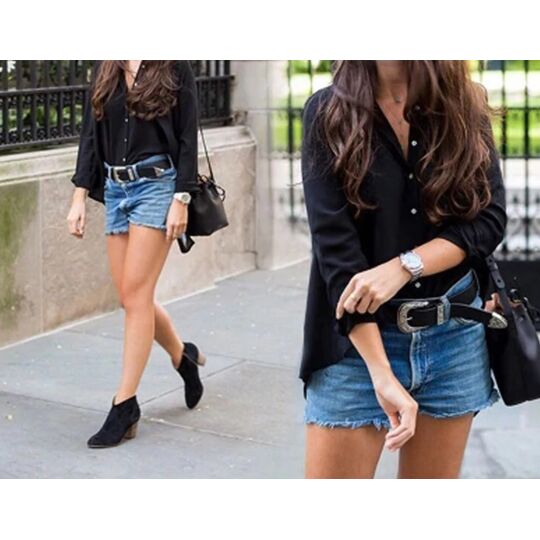 Жіночий ремінь TOYOOSKY, синій П1880