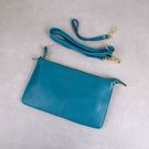 Жіноча сумка клатч, блакитна П1883