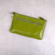 Женская сумка клатч, зеленая П1885