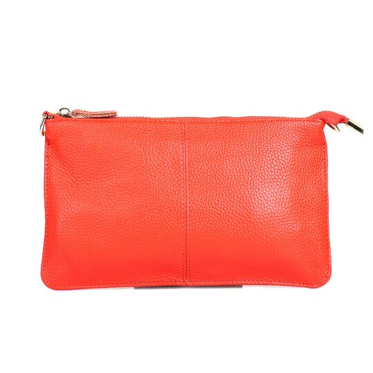Жіноча сумка клатч, помаранчева П1886