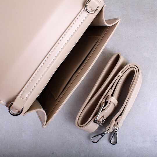 Жіноча сумка, бежева П1889