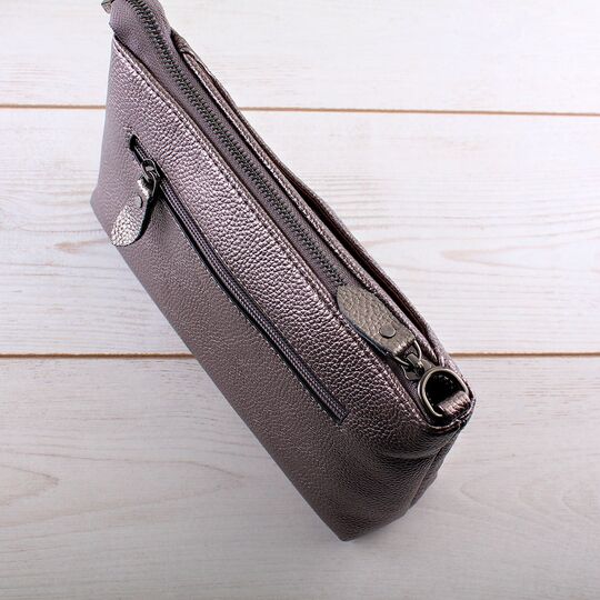 Женская сумка клатч, бронза П1892