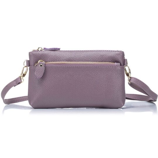 Женская сумка клатч, фиолетовая П1895