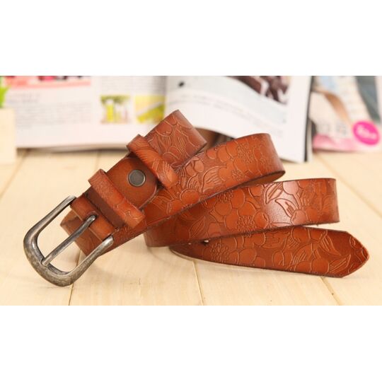 Ремінь жіночий DWTS, коричневий П1901