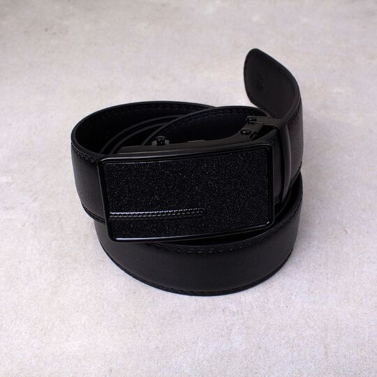 Чоловічий ремінь DWTS, чорний П1904