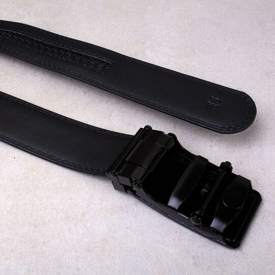 Чоловічий ремінь DWTS, чорний П1904