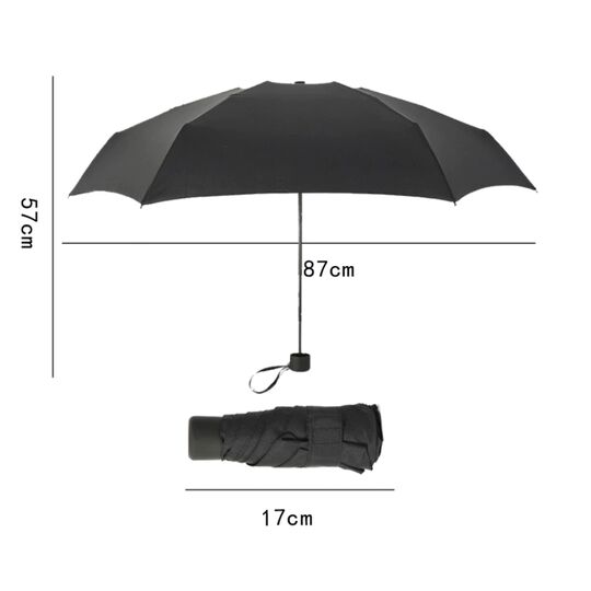 Парасолька чорна П0094