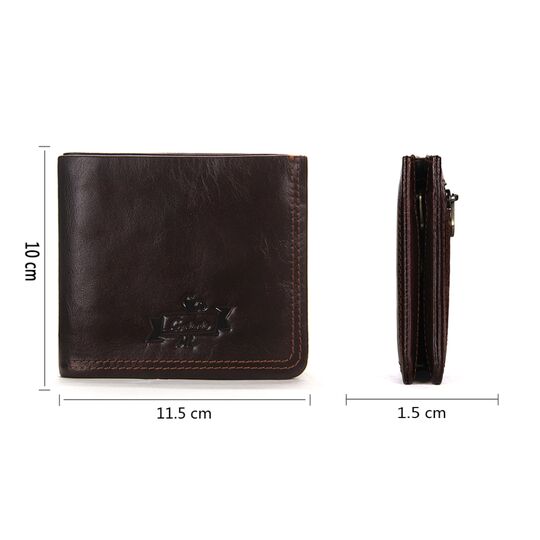 Гаманець чоловічий Contact'S, коричневий П1911