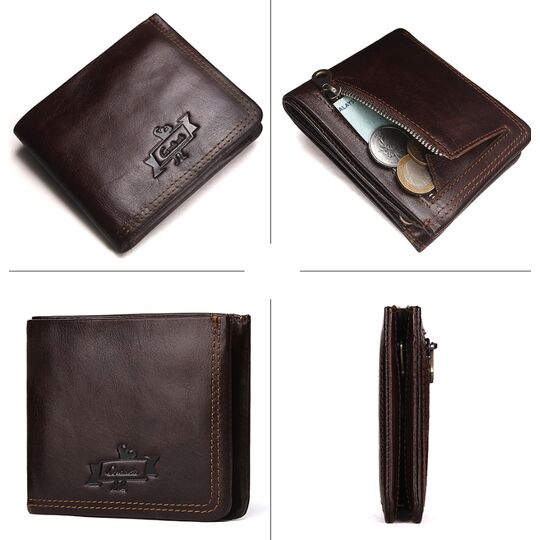 Гаманець чоловічий Contact'S, коричневий П1911