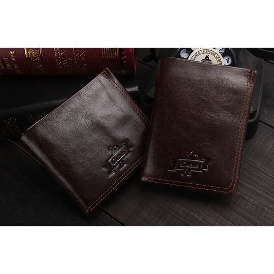 Гаманець чоловічий Contact'S, коричневий П1911