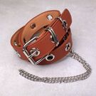 Ремень женский, коричневый П1923