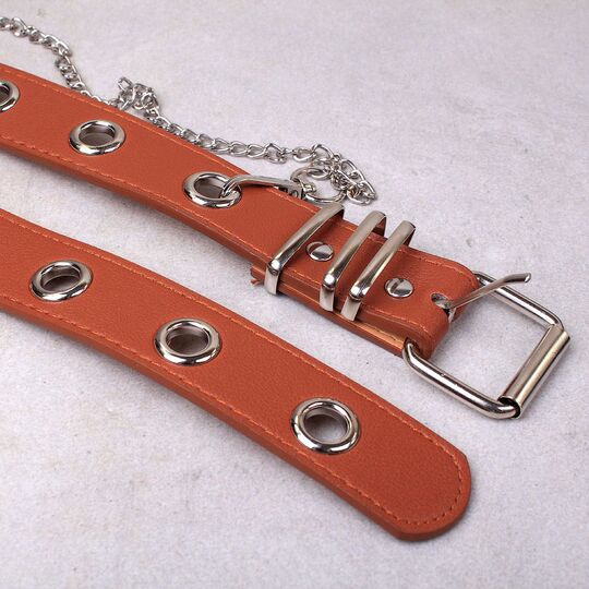 Ремень женский, коричневый П1923