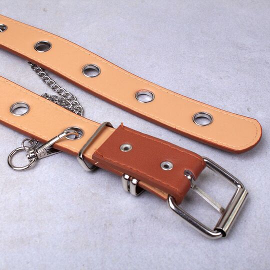 Ремень женский, коричневый П1923