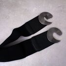 Пояс женский, черный П1925