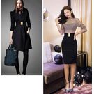 Жіночий пояс, чорний П1929