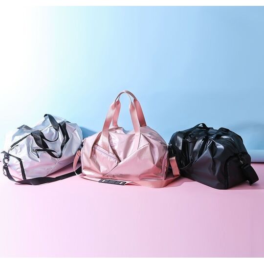 Женская сумка спортивная, черная П1949