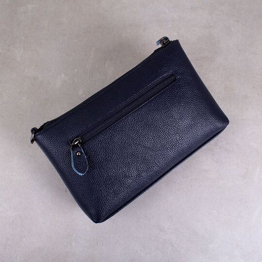 Жіноча сумка клатч, синя П1974