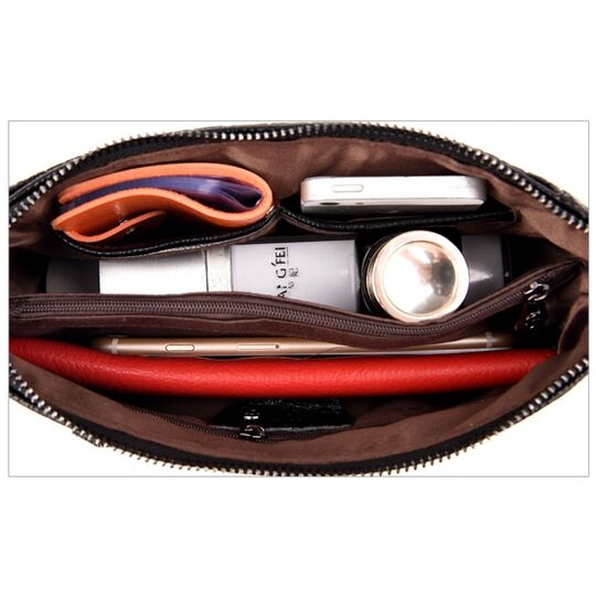 Женская сумка клатч, черная П1976