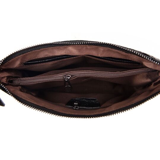 Женская сумка клатч, черная П1976