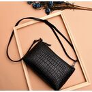 Женская сумка клатч, черная П1976